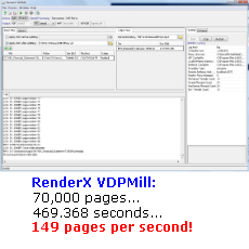 VDPMill - High-performance variable data publishing test results: PDF, PostScript at 149 pages per second